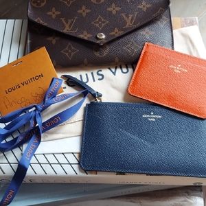 Louis Vuitton Jeanne wallet with both inserts